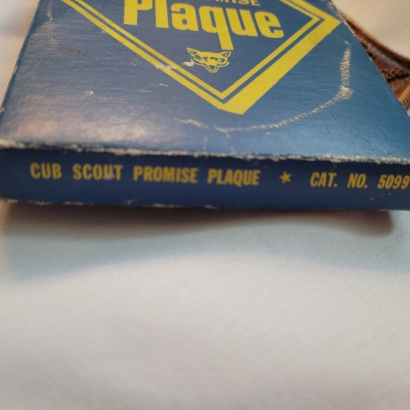 Cub Scout Promise Plaque Vintage Collectible - Picture 6 of 9